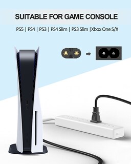 Foto 4 | Foto 4 | Cable de Alimentación Bicmice 6 Pies 18 Awg 7 a 125 V Ac 2 Clavijas - Venta Internacional