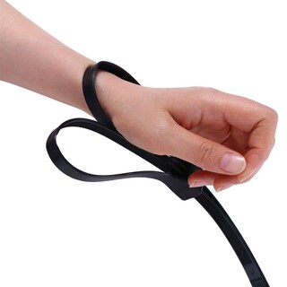 Foto 4 | Foto 4 | Correa De Amarre Para Cables, Correa Táctica Para Cinturón De Senderismo, Negra - Venta Internacional.