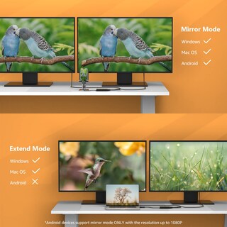 Foto 3 | Foto 3 | Adaptador Usb A Hdmi Wavlink Dual 1080p @60hz Para Monitores Duales - Venta Internacional.