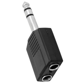 Foto 1 | Foto 1 | Adaptador Y Doble Jack 6.3 Mm Estéreo A Plug 6.3 Mm Estéreo