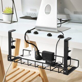 Foto 6 | Foto 6 | Bandeja De Gestión De Cables Para Colocar Debajo Del Escritorio Xpatee, No Drill, Negra - Venta Internacional.