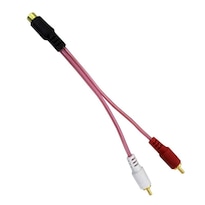 Extension para Audio y 2 Plug Rca 1 Jack 10cm