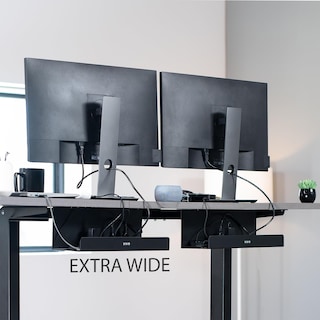 Foto 2 | Foto 2 | Bandejas De Gestión De Cables Vivo Para Debajo Del Escritorio, 43 Cm, Extra Profundas, Paquete De 2 - Venta Internacional.