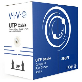 Foto 1 | Foto 1 | Cable Ethernet Vivo Cable-v016w Cat6 De 250 Pies, Blanco - Venta Internacional.