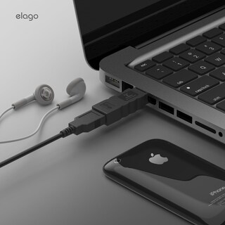 Foto 4 | Foto 4 | Adaptador Elago Firewire 400 A 800 (negro) Para Mac - Venta Internacional.