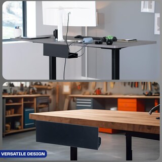 Foto 7 | Foto 7 | Bandeja De Gestión De Cables Vivo Para Debajo Del Escritorio, Extra Profunda, 43 Cm, Negra - Venta Internacional.