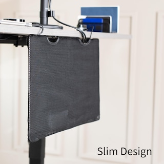 Foto 7 | Foto 7 | Faldón De Escritorio Vivo Desk-skirt-30 Negro De 76 X 38 Cm Con Administrador De Cables - Venta Internacional.