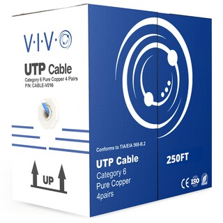 Foto 1 | Foto 1 | Cable Ethernet Vivo Cable-v016 Cat6 De 250 Pies, Azul - Venta Internacional.