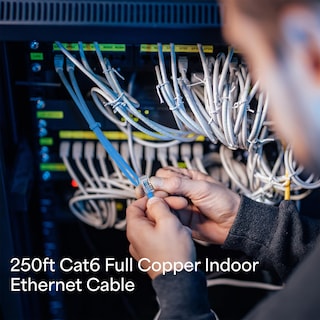 Foto 3 | Foto 3 | Cable Ethernet Vivo Cable-v016 Cat6 De 250 Pies, Azul - Venta Internacional.