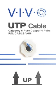 Foto 7 | Foto 7 | Cable Ethernet Vivo Cable-v016 Cat6 De 250 Pies, Azul - Venta Internacional.