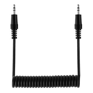 Foto 1 | Foto 1 | Cable Auxiliar Espiral De 1 Plug 3.5mm A 1 Plug 3.5mm / 1 M Negro