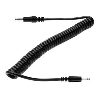 Foto 2 | Foto 2 | Cable Auxiliar Espiral De 1 Plug 3.5mm A 1 Plug 3.5mm / 1 M Negro