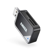 Lector De Tarjetas Sd Anker Usb 3.0 2 En 1 Para Sdxc Sdhc Mmc - Venta Internacional.