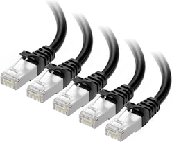 Cable Ethernet Matters Cat 6a, 10 Gbps, 1,5 M, Blindado, Paquete De 5 - Venta Internacional.