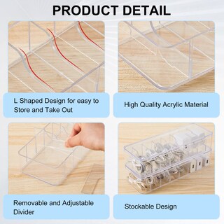 Foto 3 | Foto 3 | Organizador De Cables Tatuo, 4 Unidades Con 40 Bridas De Plástico Transparente - Venta Internacional.