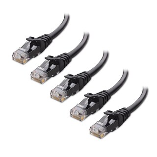 Foto 1 | Foto 1 | Cable Ethernet Matters Cat 6, 10 Gbps, 14 Pies, Negro, Paquete De 5 - Venta Internacional.