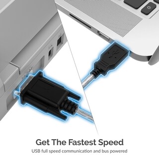 Foto 6 | Foto 6 | Adaptador Usb A Rs-232 Db9 Serial De 9 Pines Sabrent Sbt-usc1k - Venta Internacional.