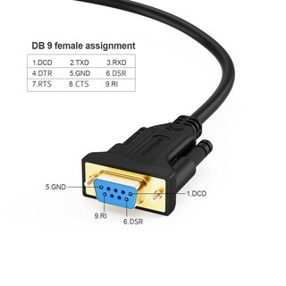 Foto 7 | Foto 7 | Adaptador Serie Usb A Rs232 Cablecreation Con Chip Ftdi De 3 M - Venta Internacional.