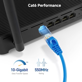 Foto 3 | Foto 3 | Cable Ethernet Matters 10 Gbps Cat 6 7 Pies Azul Paquete De 5 - Venta Internacional.