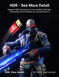 Foto 4 | Foto 4 | Cable Displayport Jsaux 8k 1.4 De 10 Pies (8k @60hz 2k @240hz 4k @144hz) - Venta Internacional.