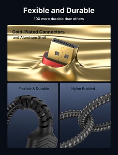 Foto 6 | Foto 6 | Cable Displayport Jsaux 8k 1.4 De 10 Pies (8k @60hz 2k @240hz 4k @144hz) - Venta Internacional.