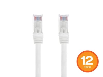 Foto 2 | Foto 2 | Cable De Conexión Monoprice Cat6 10 Pies Blanco Paquete De 12 Unidades Utp 24 Awg - Venta Internacional.