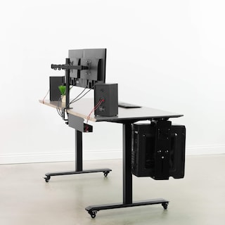 Foto 7 | Foto 7 | Bandeja De Gestión De Cables Vivo Para Debajo Del Escritorio 43 Cm Negra Desk-ac06-1c - Venta Internacional.