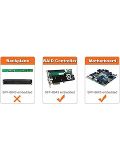 Foto 4 | Foto 4 | Cable Cablecreation Interno Hd Mini Sas (sff-8643) A 4x Sata - Venta Internacional.