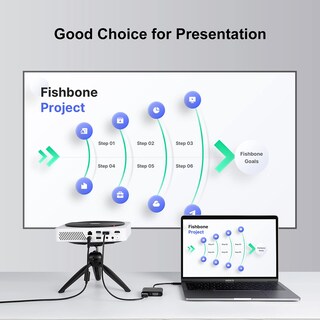 Foto 6 | Foto 6 | Adaptador Usb C A Hdmi Vga 4k @60hz Cablecreation - Venta Internacional.