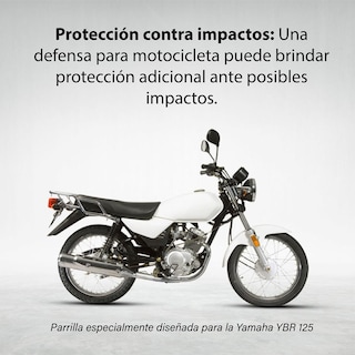 Foto 3 | Foto 3 | Defensa para Motocicleta Genérica YBR125 color Negro
