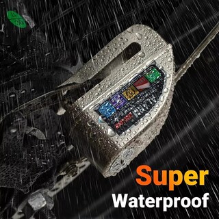 Foto 4 | Foto 4 | Bloqueo De Freno De Disco Con Alarma-candado Impermeable para Motociclistas