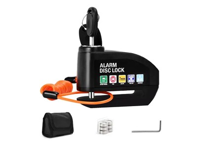 Foto 1 | Foto 1 | Candado Xtellar Para Moto Con Alarma Y Doble Llave - Impermeable Y Resistente