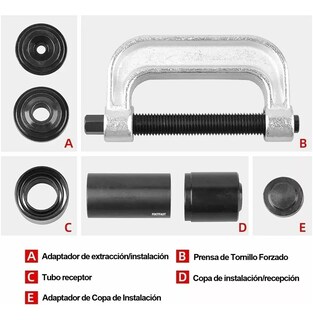 Foto 3 | Foto 3 | Kit Prensa Instalador Lab.g Montar Y Desmontar Rótulas 2wd Y 4x4 Rojo