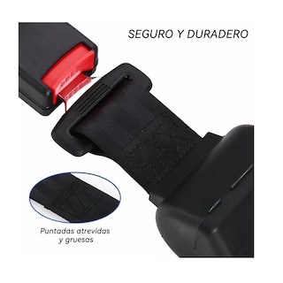 Foto 2 | Foto 2 | Cinturón de Seguridad para Auto 2 Puntos Retráctil Universal Eo Safe Imports Negro
