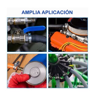 Foto 4 | Foto 4 | Abrazaderas Belug Plateadas 60 Piezas