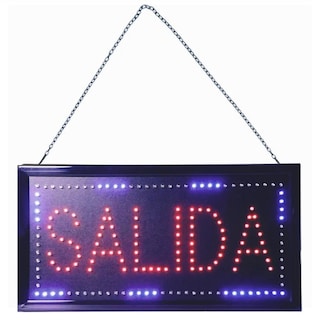 Foto 6 | Foto 6 | Anuncio Luminoso Led \"Salida\" Radox CH246-421 color Negro