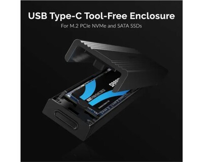 Foto 2 | Foto 2 | Case Gabinete Disco Duro Sabrent Ssd M.2 Pcie Nvme y Sata