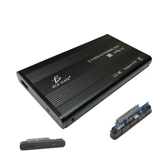 Foto 1 | Foto 1 | Gabinete Case 2.5 Disco Duro Sata Usb 2.0 Elegate Con08negro