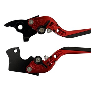 Foto 3 | Foto 3 | Manijas Freno/embrague Alum Cnc Rojo C/ext Bj Pulsar Ns 200
