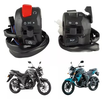 Foto 2 | Foto 2 | Par De Mandos Lab.g Izquierdo Y Derecho Para Yamaha Fz16 Fazer16 2.0 Negro