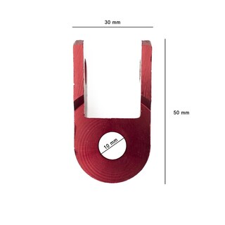 Foto 2 | Foto 2 | Extension Aumento Para Amortiguador De Moto Universal Rojo