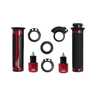 Foto 1 | Foto 1 | Set de Puños Roda Negros con Contrapeso Aluminio Rojo