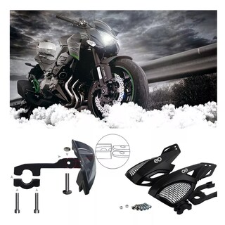Foto 2 | Foto 2 | Language Cubrepuños Para Moto Un Par. Eo Safe Imports Esi-6589-1 Negro