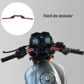 Foto 2 | Foto 2 | Manubrio Deportivo Moto Metalico Universal Eo Safe Imports Esi-10281 Rojo