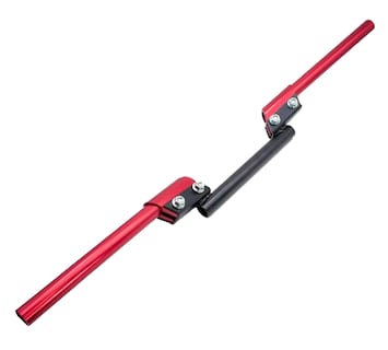 Foto 1 | Foto 1 | Manubrio Deportivo Metálico para Moto Universal Posiciones 3 piezas Rojo