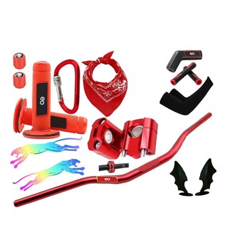 Foto 1 | Foto 1 | Kit De Manubrio Y Accesorios 16pzs Eo Safe Imports Esi-20925 Rojo