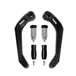 Foto 1 | Foto 1 | Cubre Palancas Reforzado Aluminio Fibra De Carbono Moto Negro