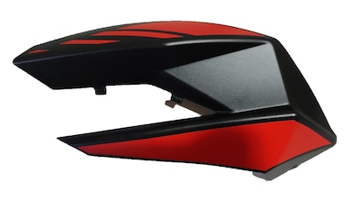 Foto 1 | Foto 1 | Tornado Tapa Frontal Delantera Derecha color Negro (adhesivo Rojo) Vento 2020-2022