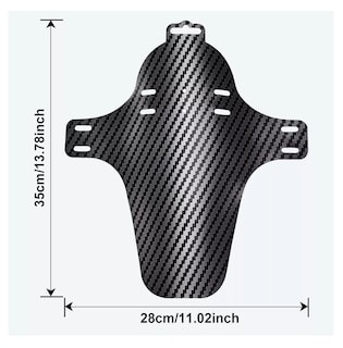 Foto 2 | Foto 2 | Lodera Salpicadera Guardabarros Mtb Bici Universal Fibra De Carbon 2 Piezas