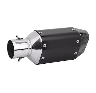 Foto 1 | Foto 1 | Escape Silenciador De Tubo P/moto 38-51mm D/acero Inoxidable Negro